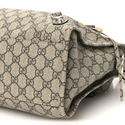 Balenciaga X GUCCI GG Supreme Monogram Neo Classic Silver Hardware City Beige Ebony 11 of 11