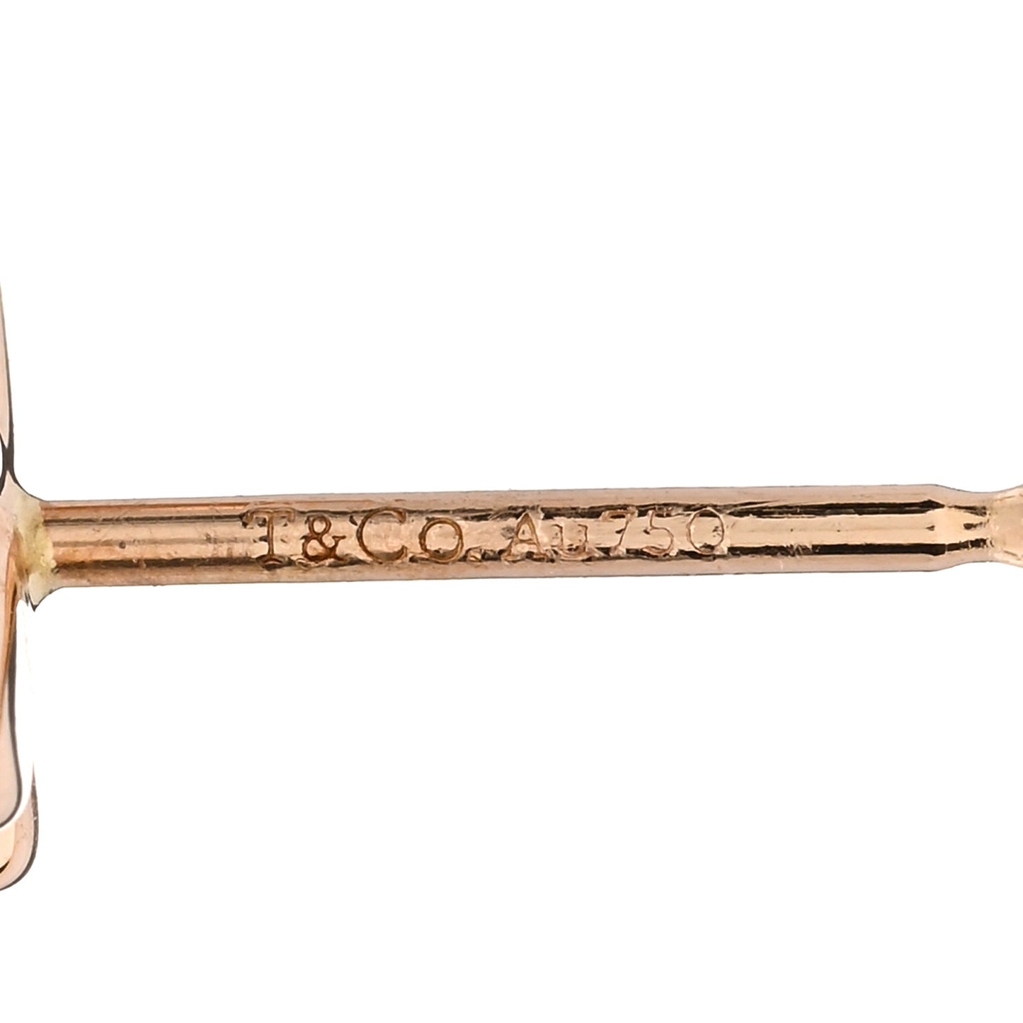 18K Rose Gold Mini Paloma's Graffiti X Earrings