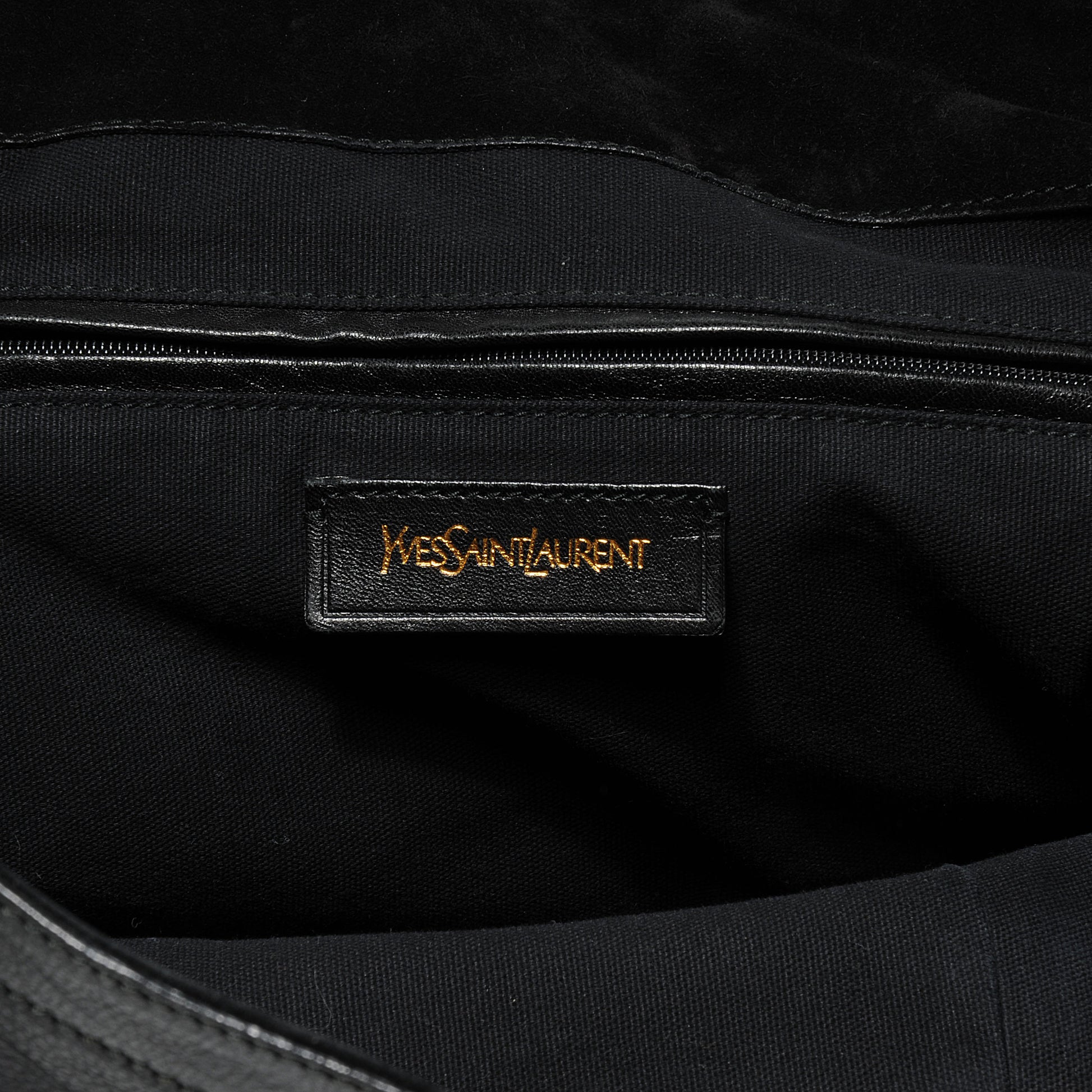 Saint Laurent Leather Large Downtown Tote Black 5 of 7