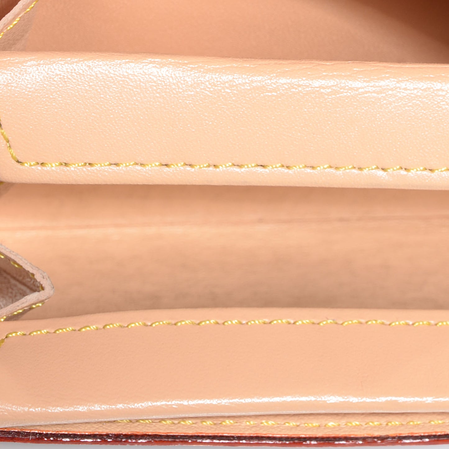 Monogram Cherry Blossom Porte-Monnaie Plat Coin Purse Brown