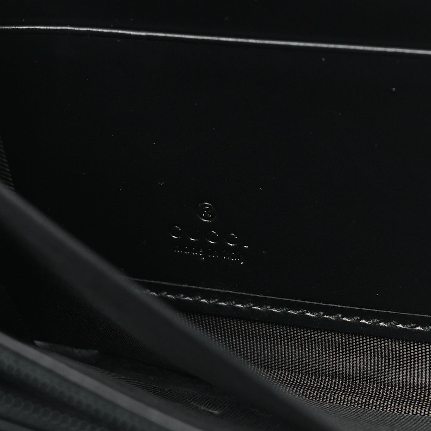 Guccissima Signature Zip Around Wallet Black