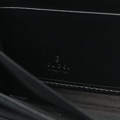 Gucci Guccissima Signature Zip Around Wallet Black 6 of 8