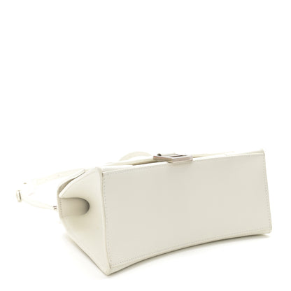 Balenciaga Grained Calfskin Small Hourglass Top Handle Bag White 4 of 10