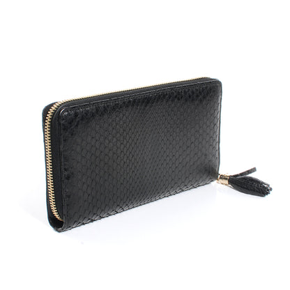 Gucci Python Soho Zip Around Wallet Black 3 of 7