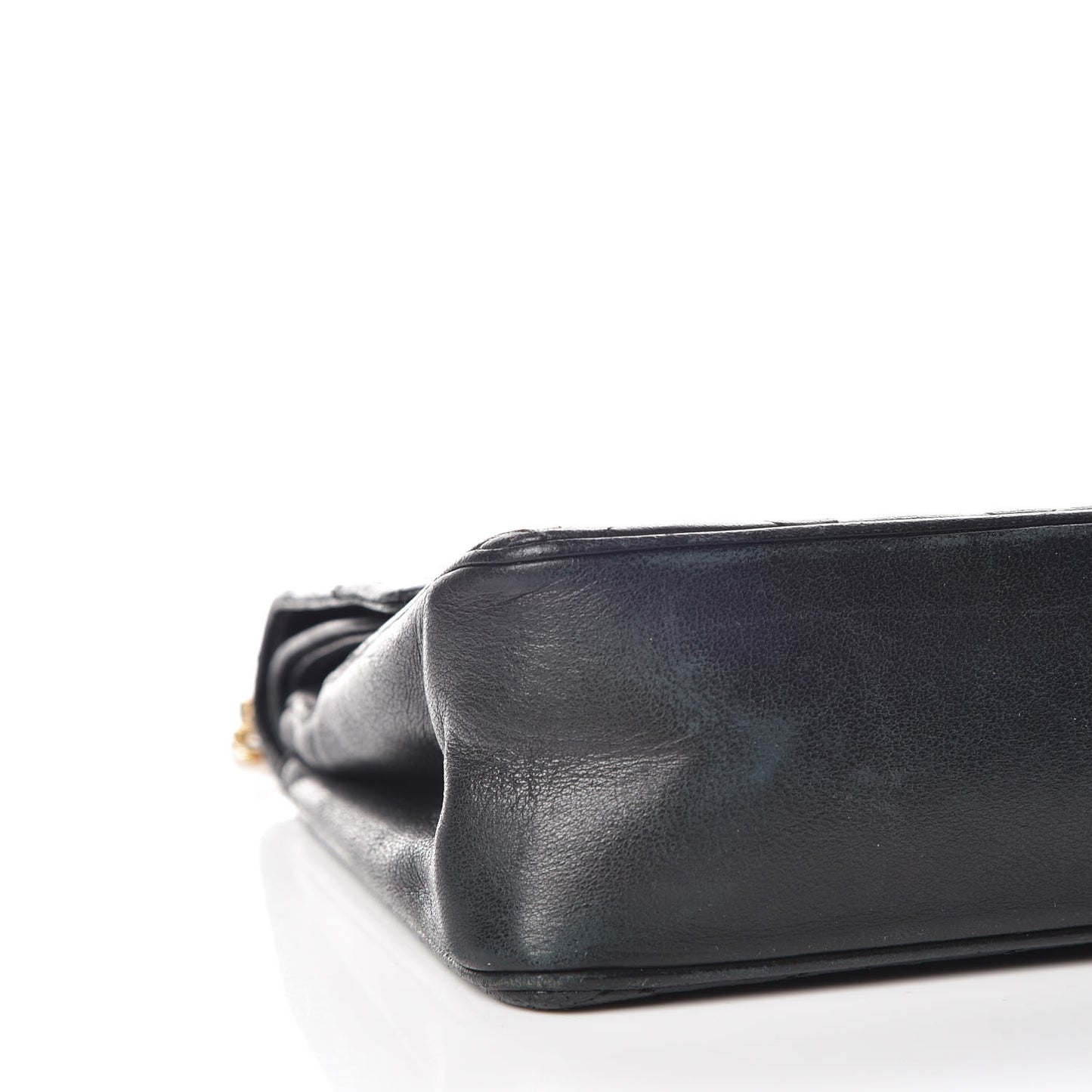 Lambskin Quilted Medium Double Flap Bijoux Chain Black