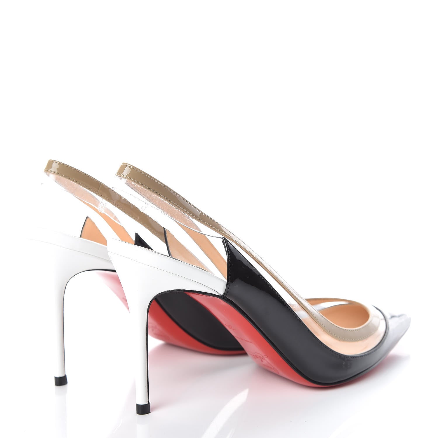 Christian Louboutin Patent PVC Paulina 85 Pumps 36 Black 4 of 9