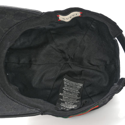 Gucci Monogram Web Baseball Hat S Black 7 of 9