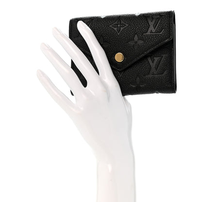 Louis Vuitton Empreinte Victorine Wallet Black 2 of 9