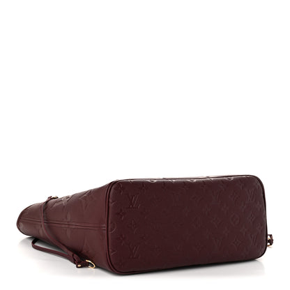 Louis Vuitton Empreinte Monogram Giant Neverfull MM Wine 4 of 10