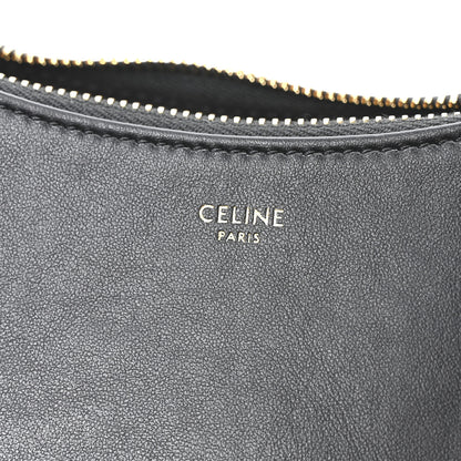 Celine Smooth Calfskin Medium Strap Ava Shoulder Bag Black 6 of 10