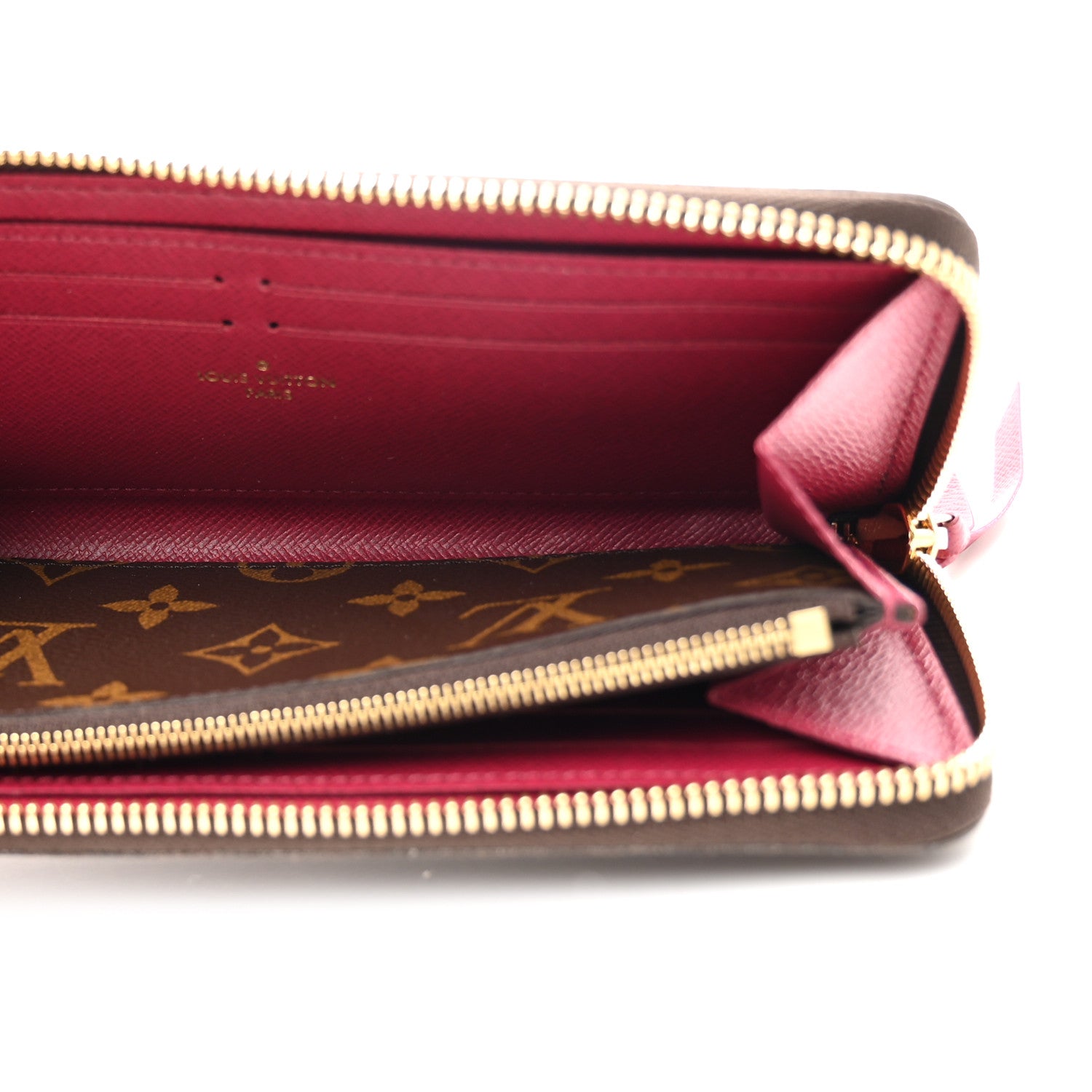 Louis Vuitton Monogram Clemence Wallet Fuchsia 5 of 7