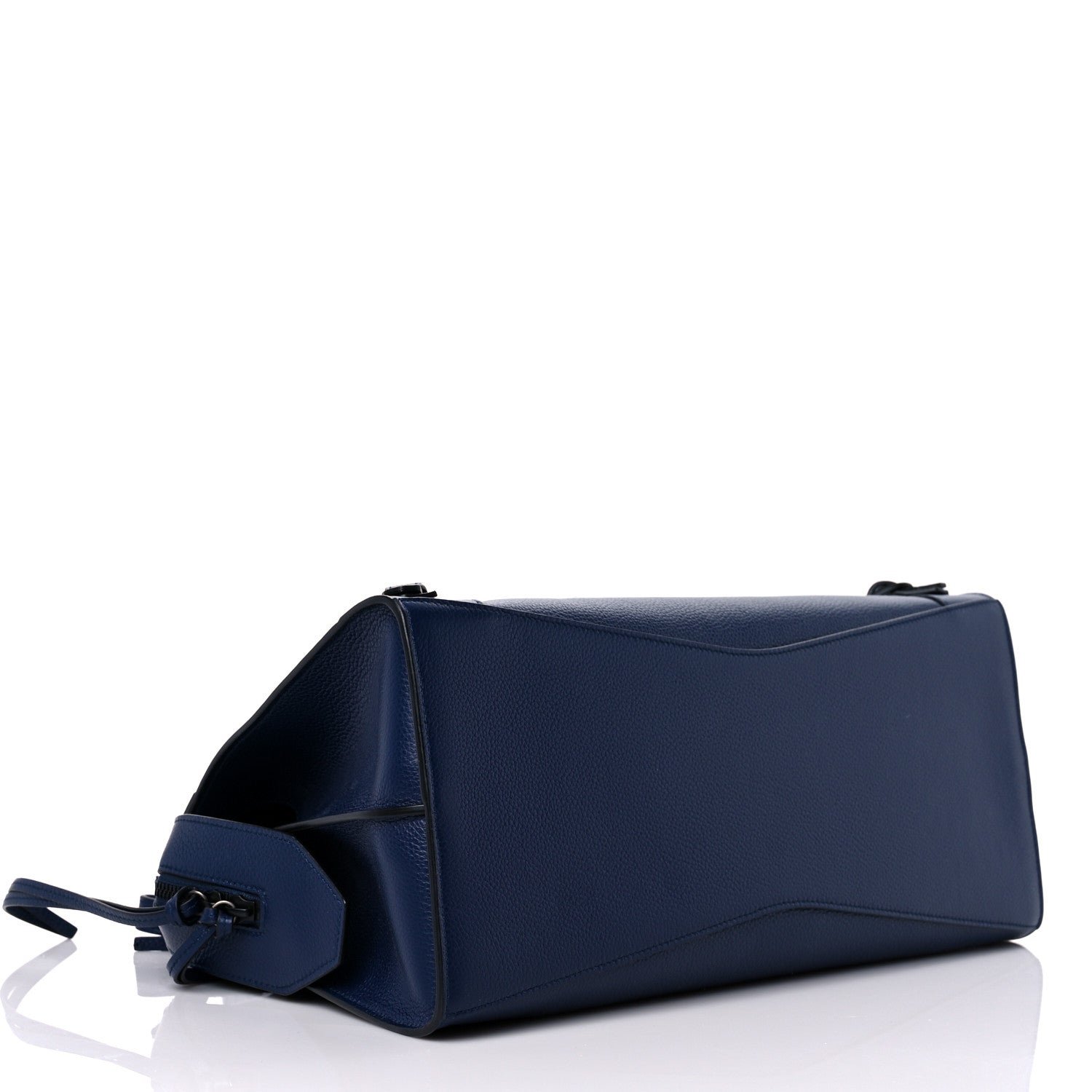 Balenciaga Grained Calfskin Black Hardware Neo Classic City Navy 3 of 8