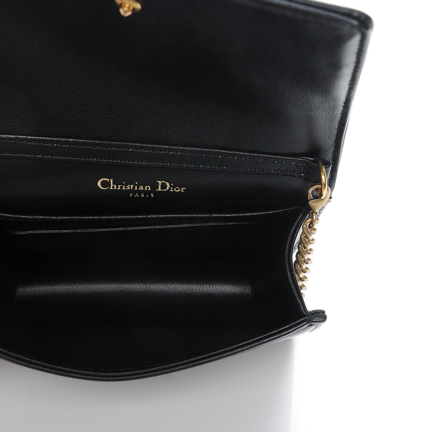 Christian Dior Lambskin Studded Micro Diorama Flap Bag Black 5 of 6
