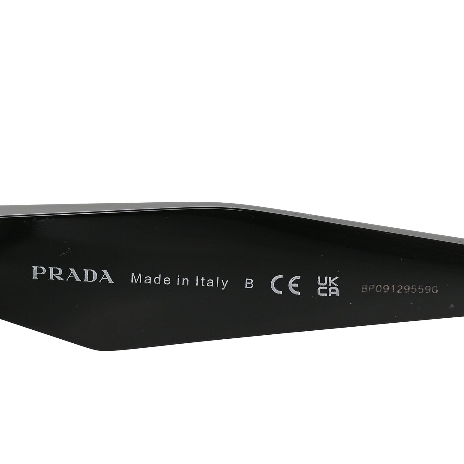 Prada Acetate Symbole Sunglasses SPR 19Z Black 5 of 7