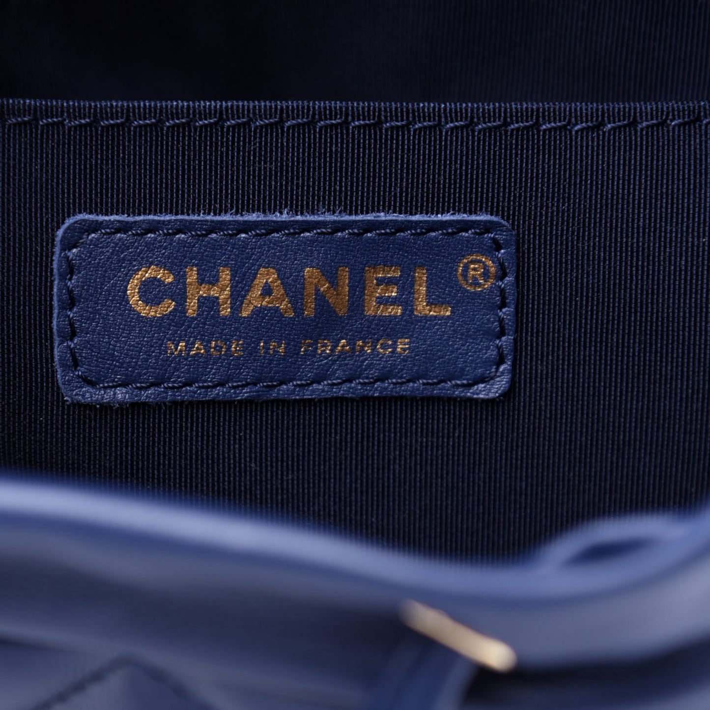 Calfskin Quilted Small Urban Spirit Backpack Navy