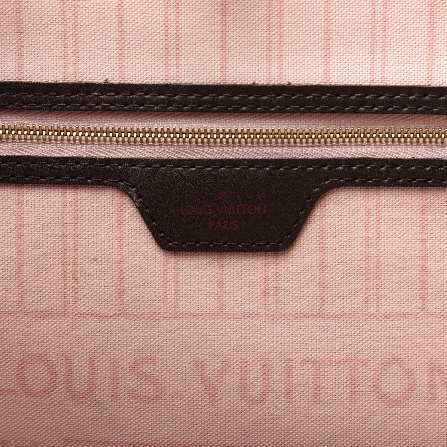 Damier Ebene Neo Neverfull MM Rose Ballerine