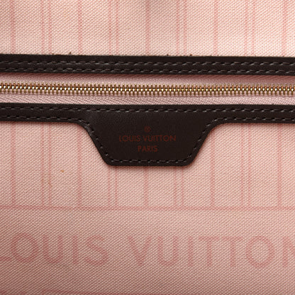 Louis Vuitton Damier Ebene Neo Neverfull MM Rose Ballerine 8 of 10