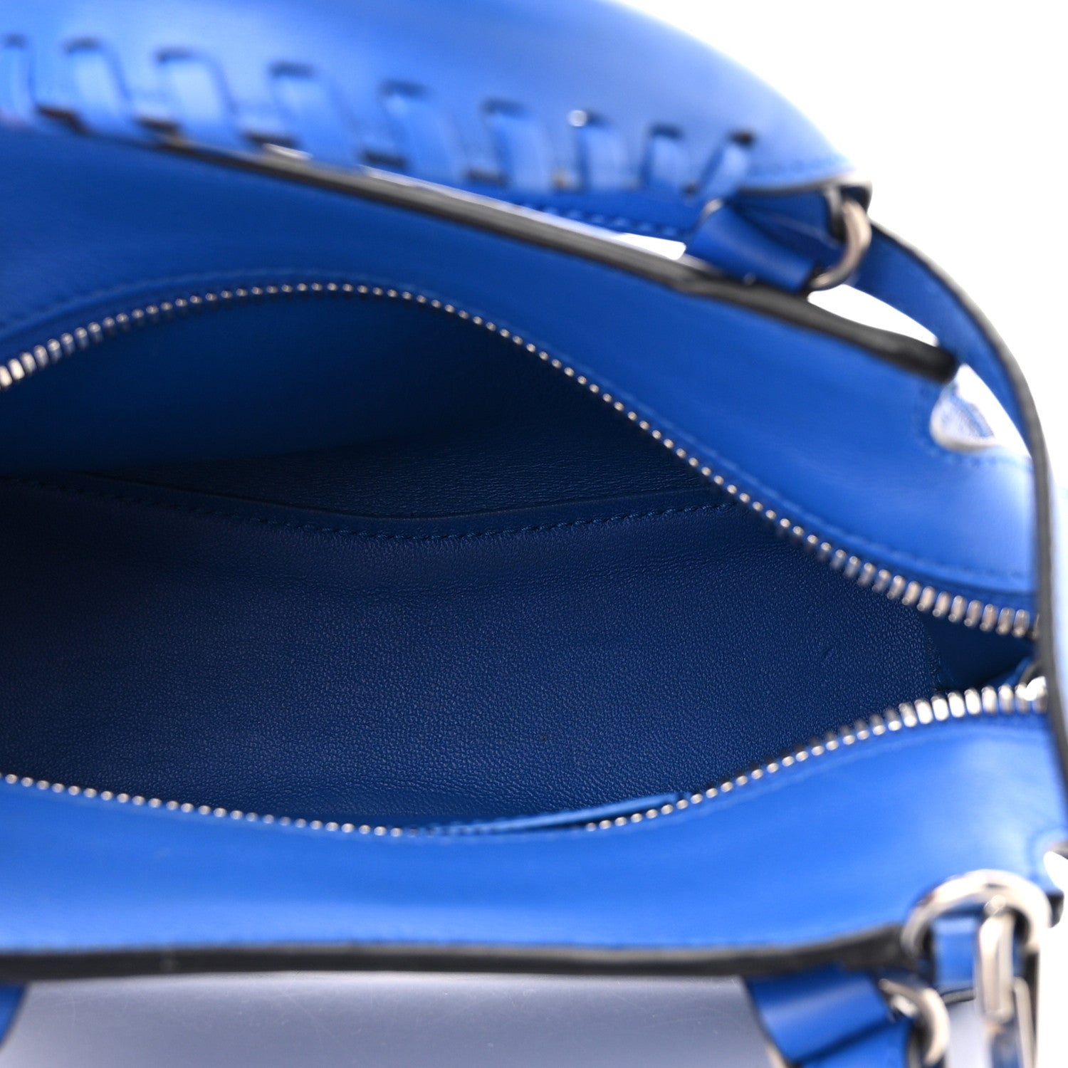Balenciaga Smooth Calfskin Neo Classic Silver Hardware Mini City Bleu 5 of 11