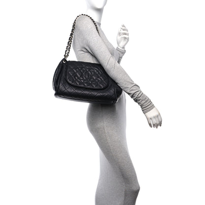 Chanel Caviar Quilted Timeless Accordion Flap Black 2 of 10