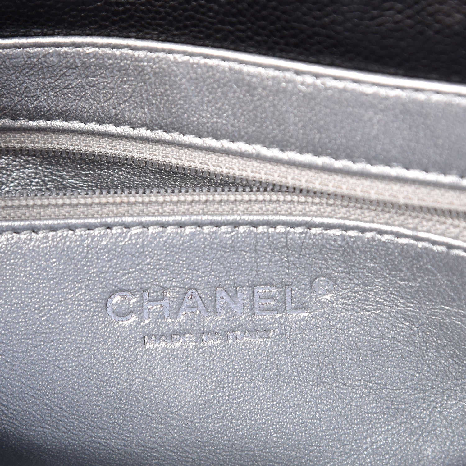 Chanel Glazed Caviar Quilted Modern Chain Flap Black 6 of 7