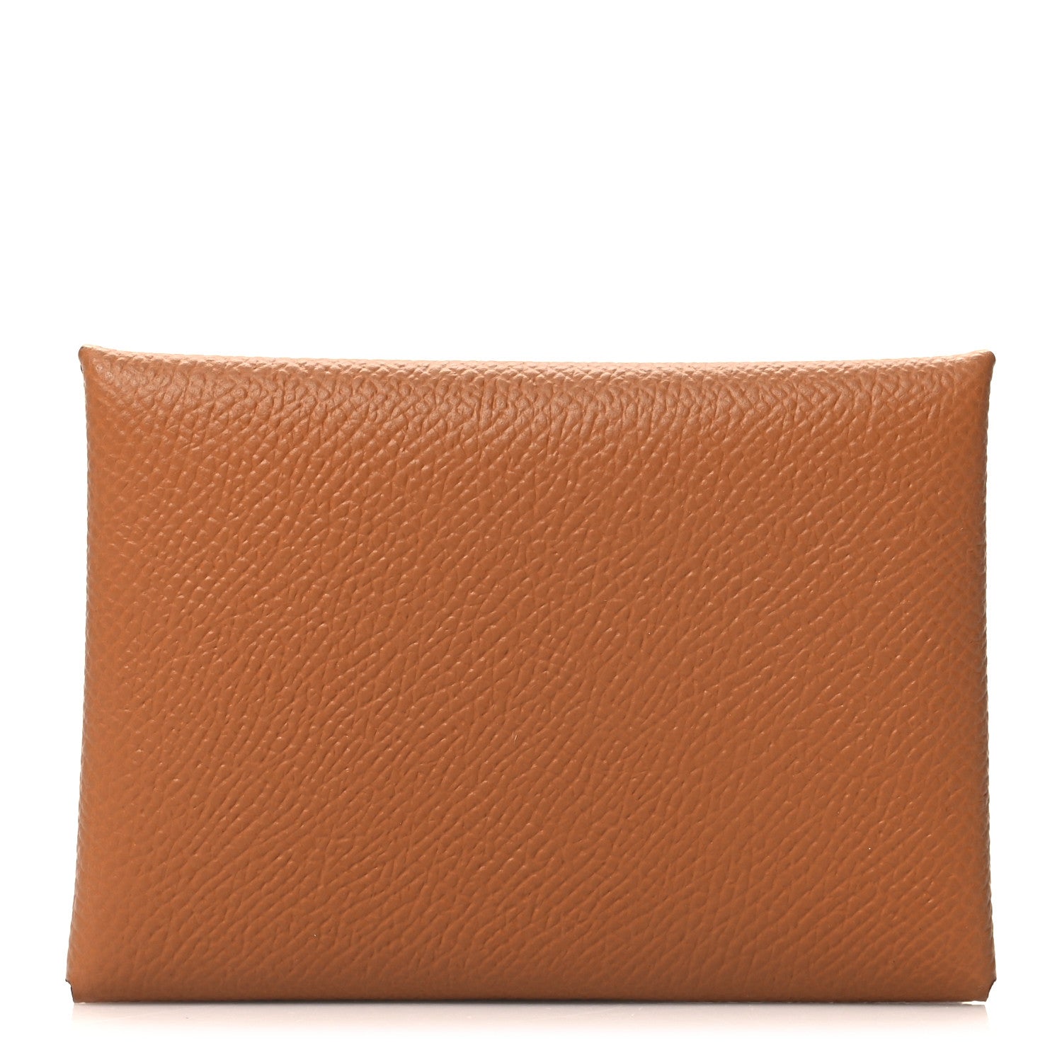 Hermes Epsom Calvi Duo Card Case Gold 1 of 9