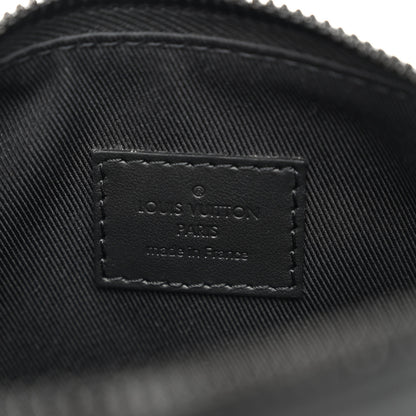 Louis Vuitton Grained Calfskin Aerogram Keepall XS Black 6 of 9