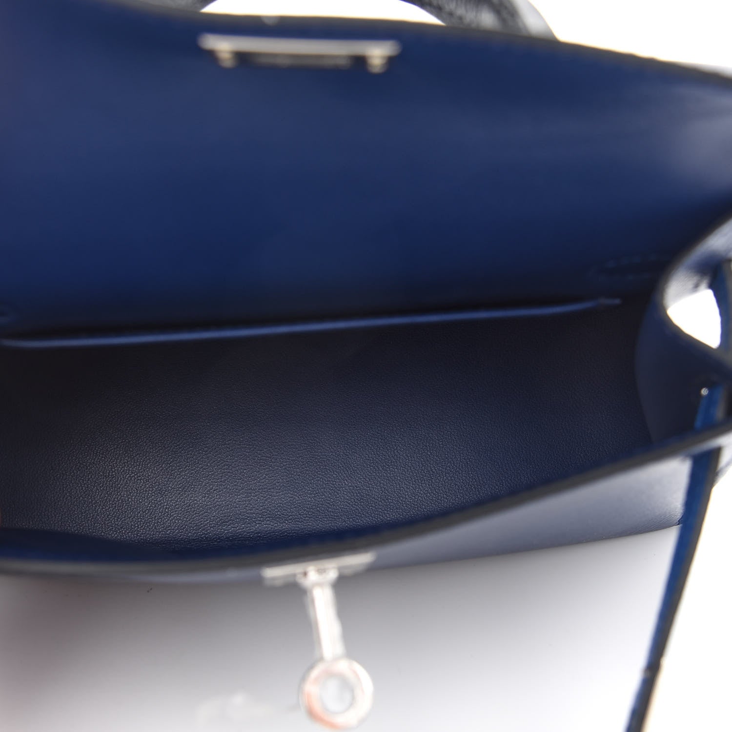 Hermes Epsom Mini Kelly Sellier 20 Bleu Saphir Bleu France Black 5 of 11