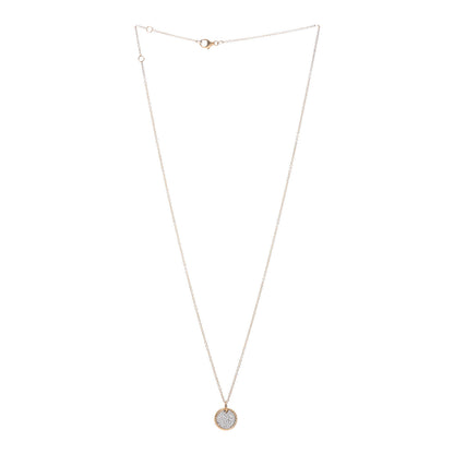 David Yurman 18K Yellow Gold Diamond Cable Collectibles Pave Charm Pendant Necklace 2 of 4