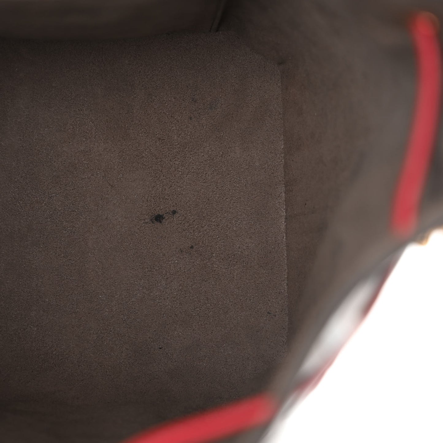 Vitello Grace F is Fendi Bi-Color FF 1974 Embossed Grande Mon Tresor Bucket Bag Maya Black Fragola