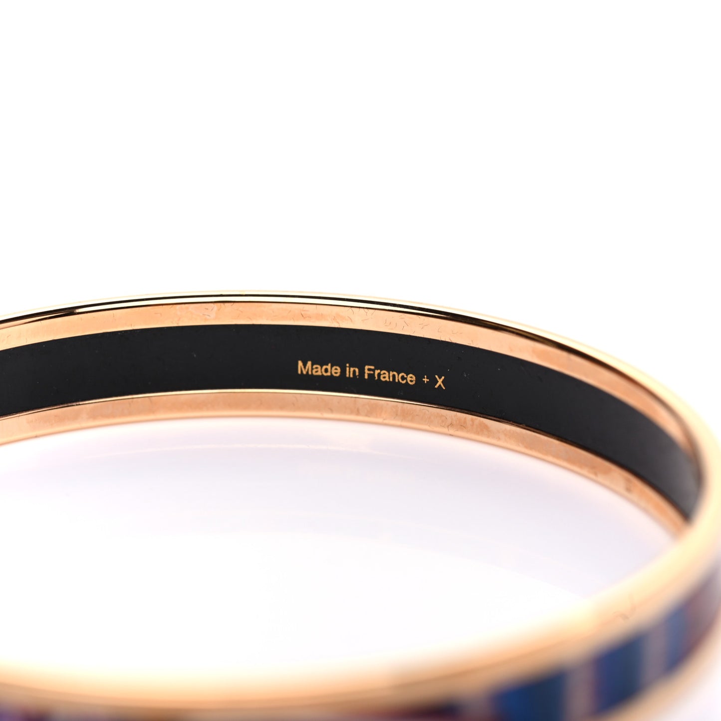 Enamel Printed Narrow La Marche de Savana Bracelet 62 Surnaturel