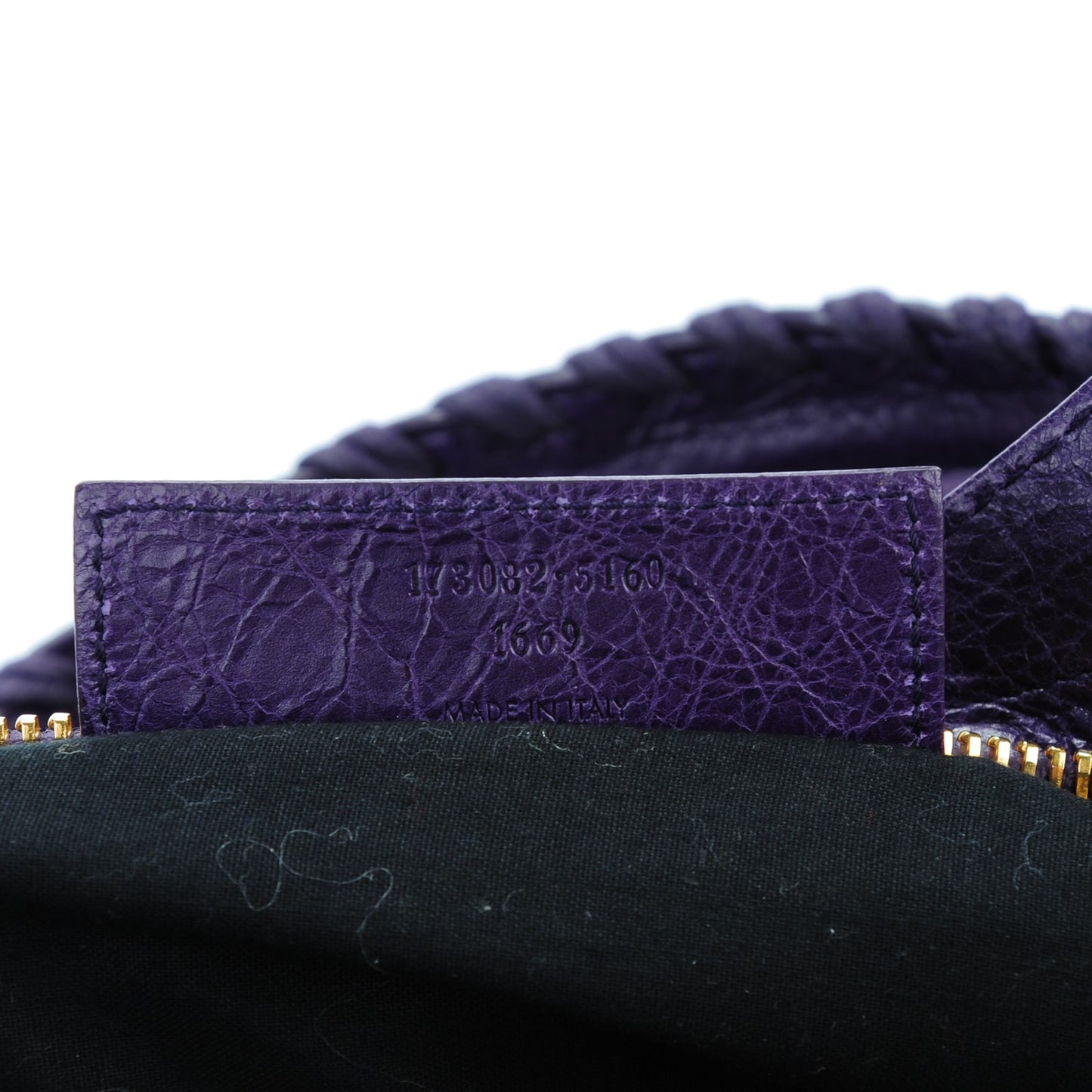 Agneau Giant 21 Gold Hardware Part Time Dark Violet