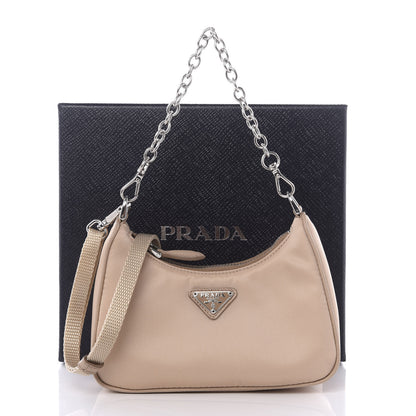 Prada Tessuto Nylon Saffiano Mini Re-Edition 2000 Shoulder Bag Cammeo 9 of 9