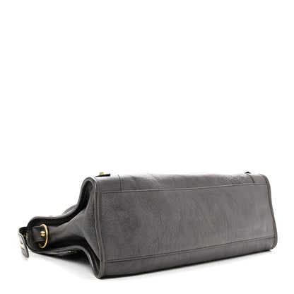 Balenciaga Pearlescent Goatskin Classic Gold Hardware City Bronze 5 of 11