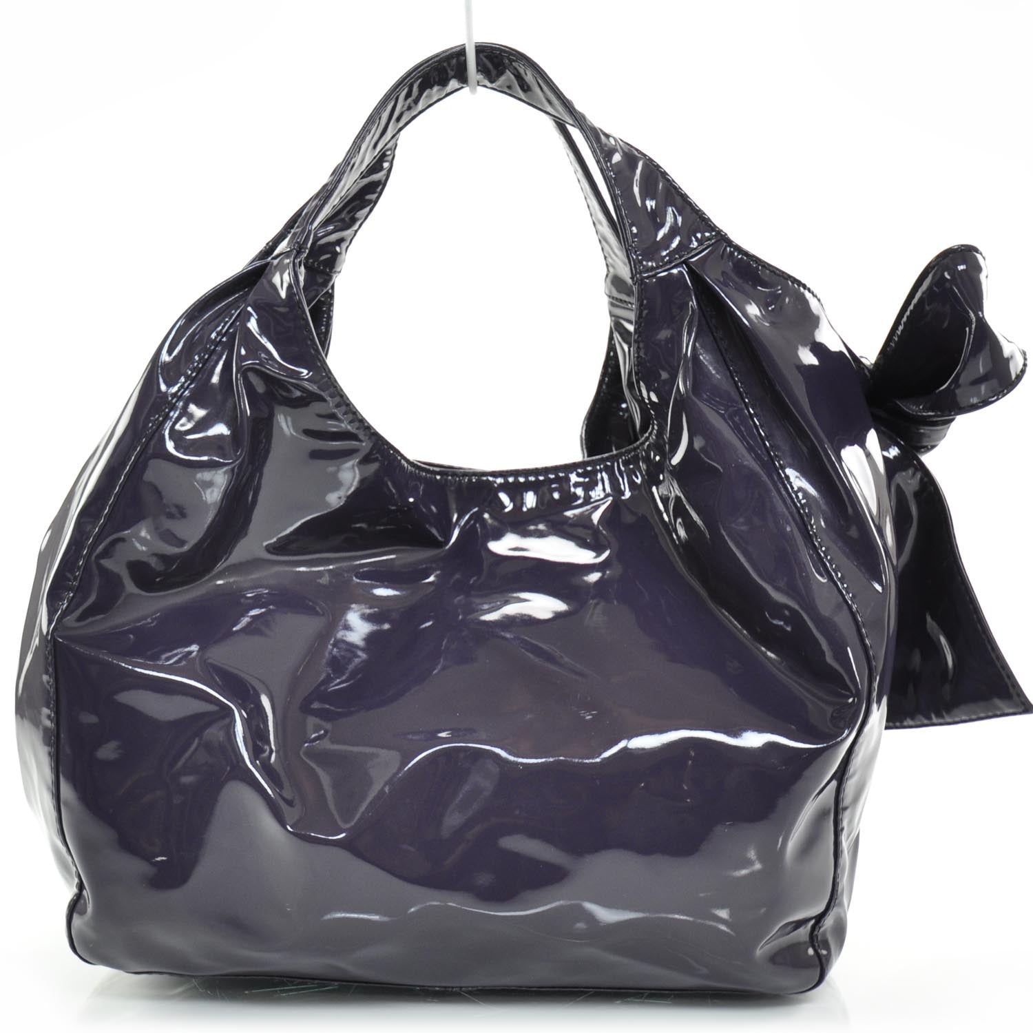 Valentino Garavani Patent Small Nuage Purple 4 of 9