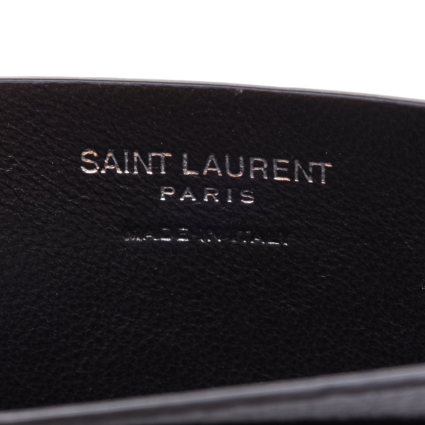 Grained Calfskin Sac De Jour Card Case Black