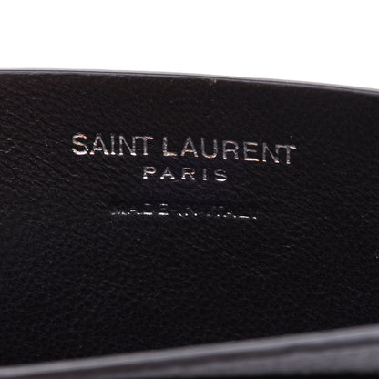 Saint Laurent Grained Calfskin Sac De Jour Card Case Black 6 of 9