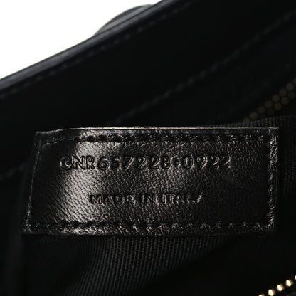 Saint Laurent Smooth Calfskin Le 5 A 7 Hobo Black 7 of 9