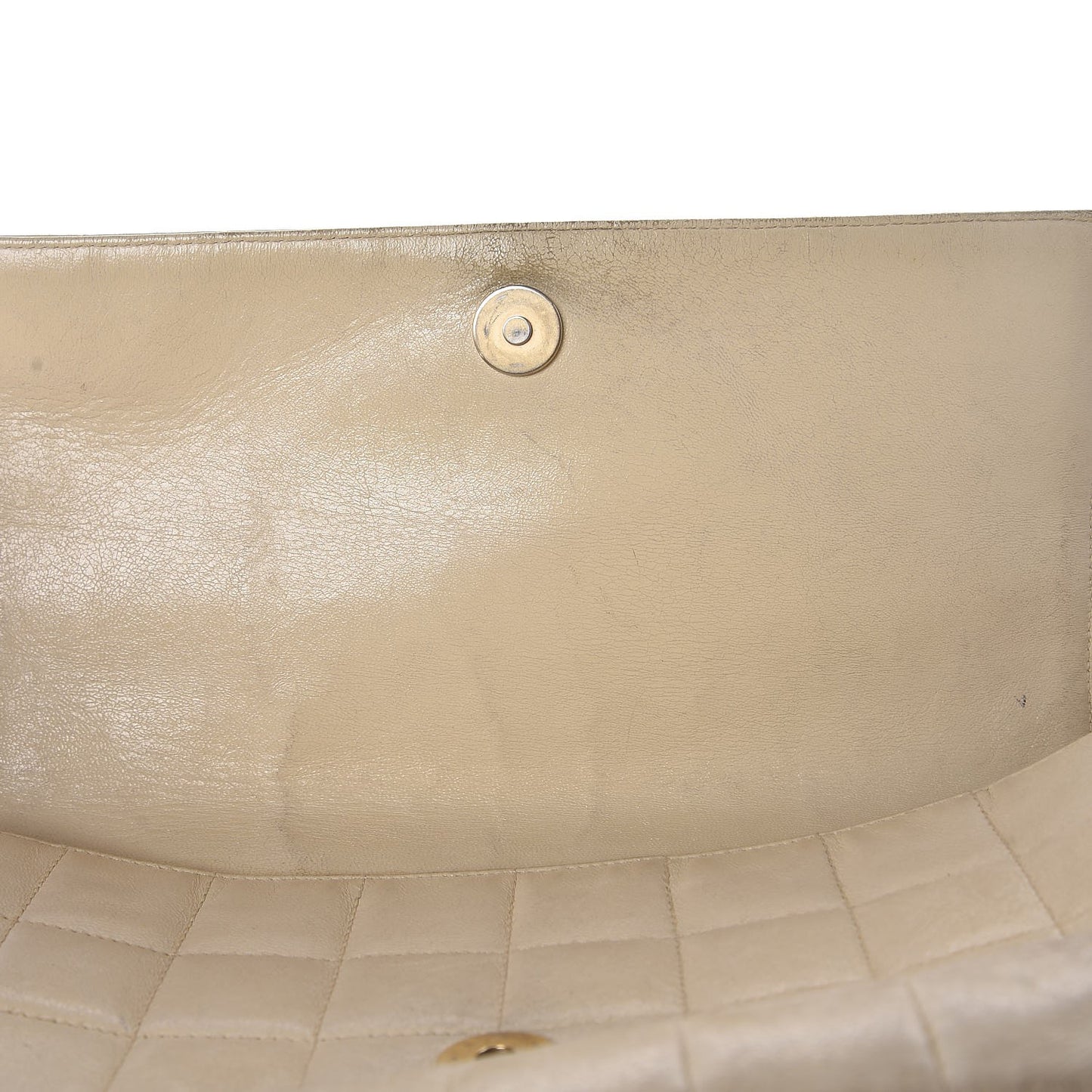 Lambskin Sport Flap Bag Beige Black