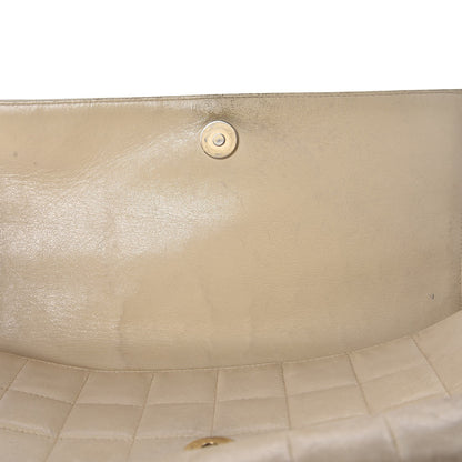 Chanel Lambskin Sport Flap Bag Beige Black 8 of 19