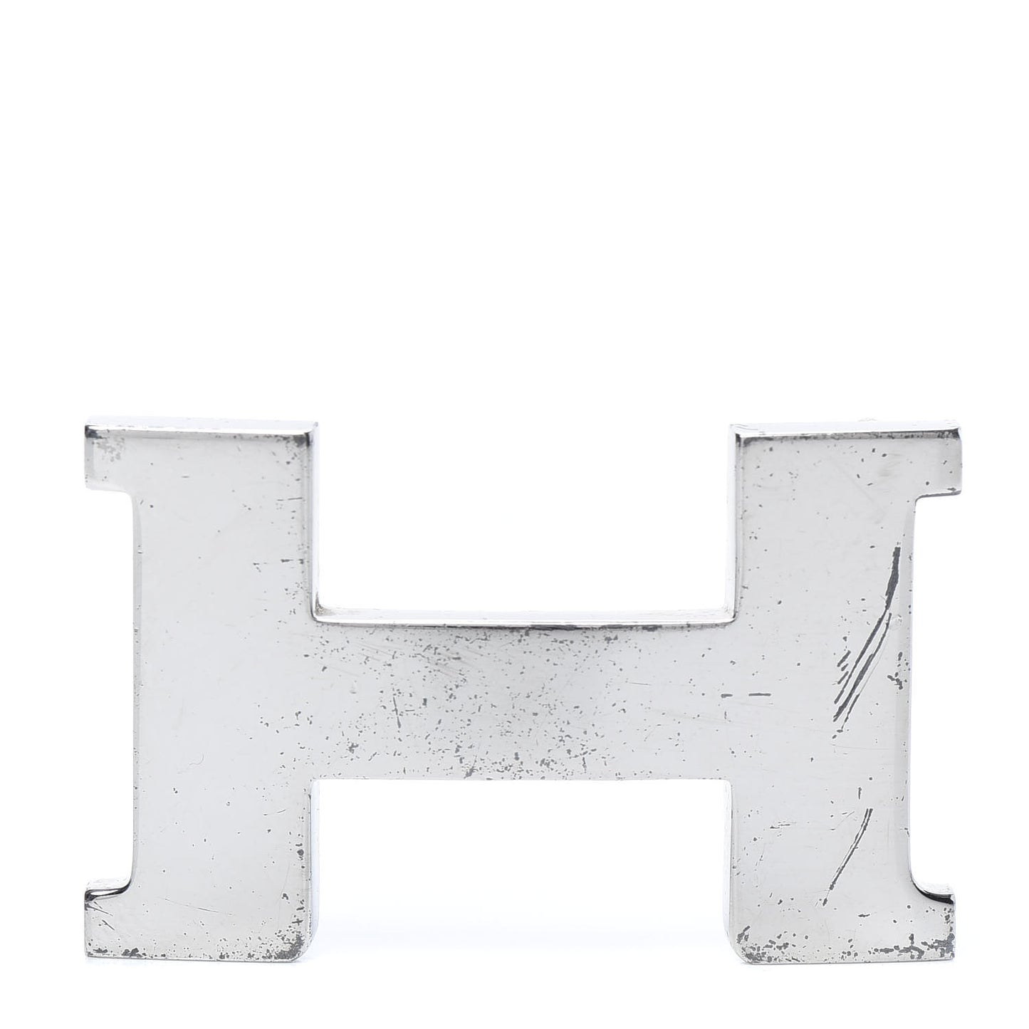 Polished Palladium Constance 24mm Belt Buckle Silver