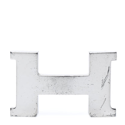 Hermes Polished Palladium Constance 24mm Belt Buckle Silver 1 of 6