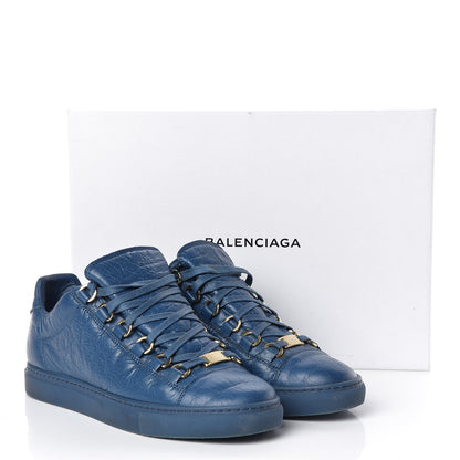 Balenciaga Chevre Hamilton Womens Low Top Sneakers 37 Bleu Profond 9 of 9