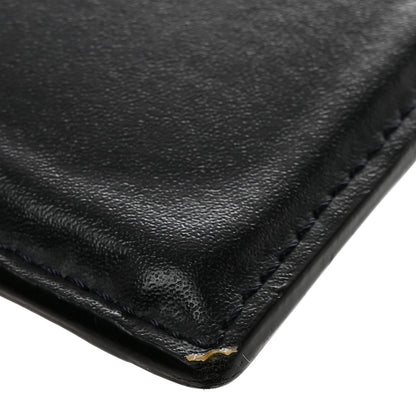 Fendi Vitello Stripe FF Card Holder Navy Multicolor 9 of 12