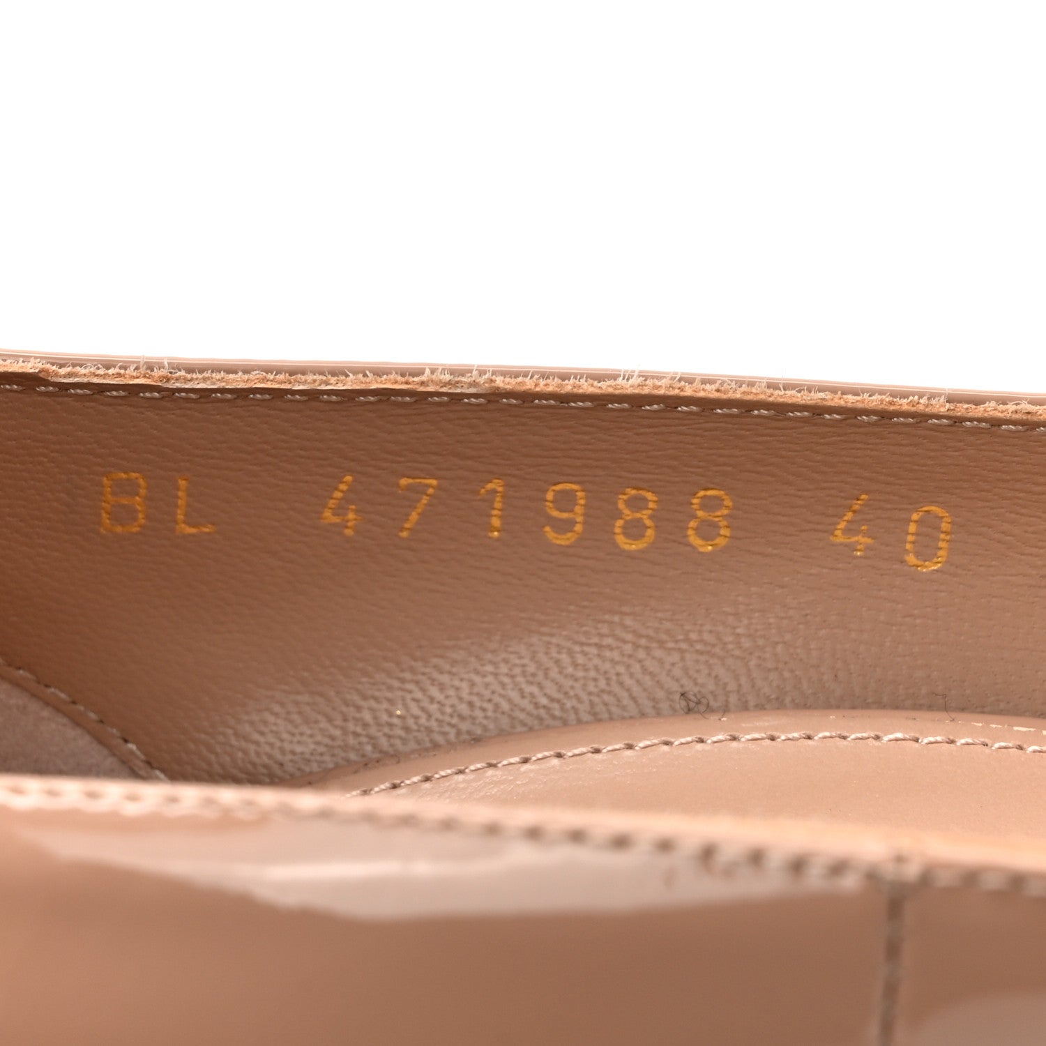 Saint Laurent Patent Anja 105 Pumps 40 Nude 8 of 14