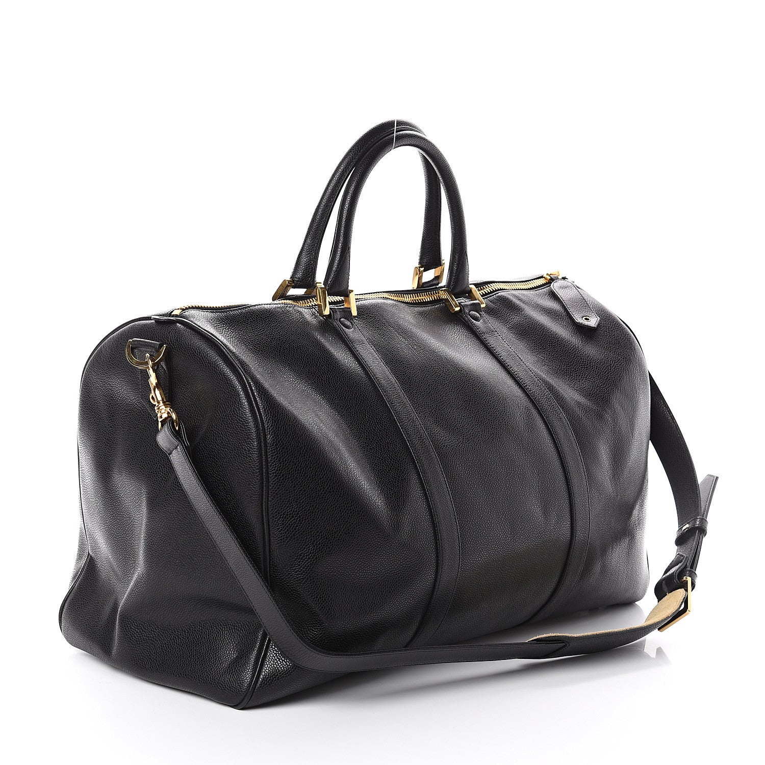 Chanel Caviar Timeless CC Duffel Bag Black 2 of 9