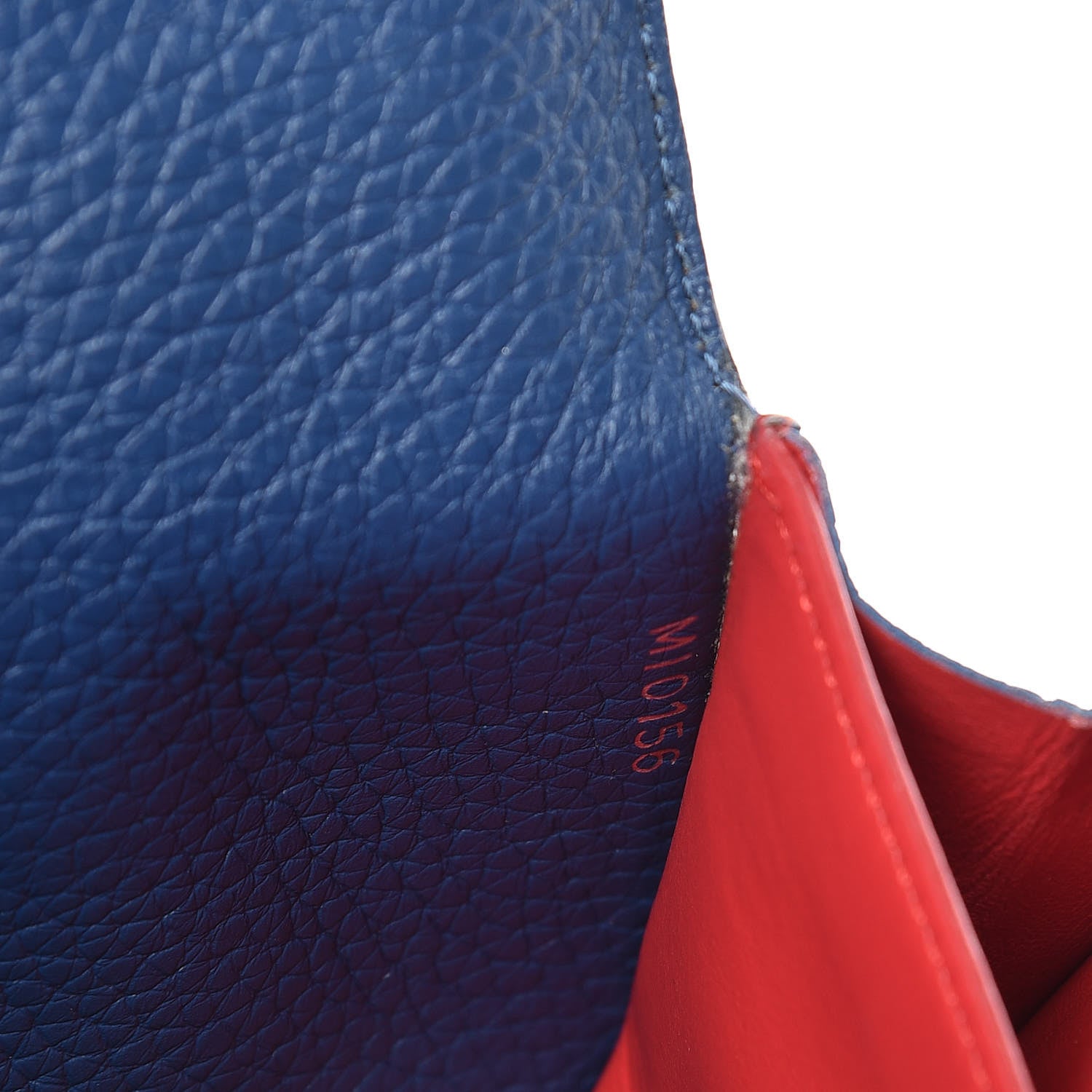 Louis Vuitton Taurillon Capucines Wallet Blue 9 of 17