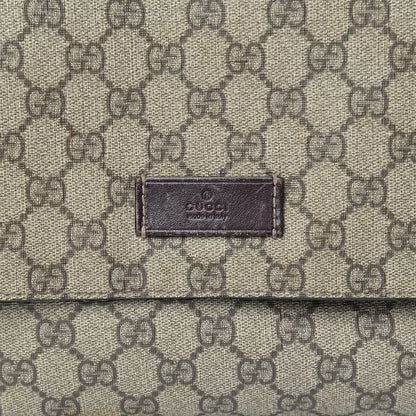Gucci GG Plus Monogram Messenger Diaper Bag Dark Brown 11 of 13