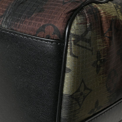 Louis Vuitton Nylon Monogram Camouflage Keepall Bandouliere 50 Kaki 11 of 11