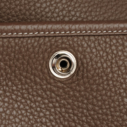 Hermes Taurillon Clemence Evelyne III GM Etoupe 13 of 14