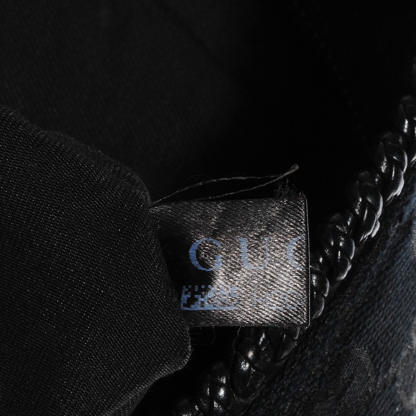 Monogram Large Horsebit Chain Hobo Black